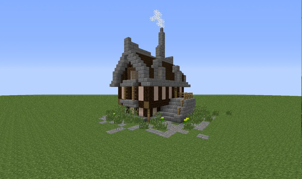 A Simple Elegant Minecraft House Tutorial - BC-GB
