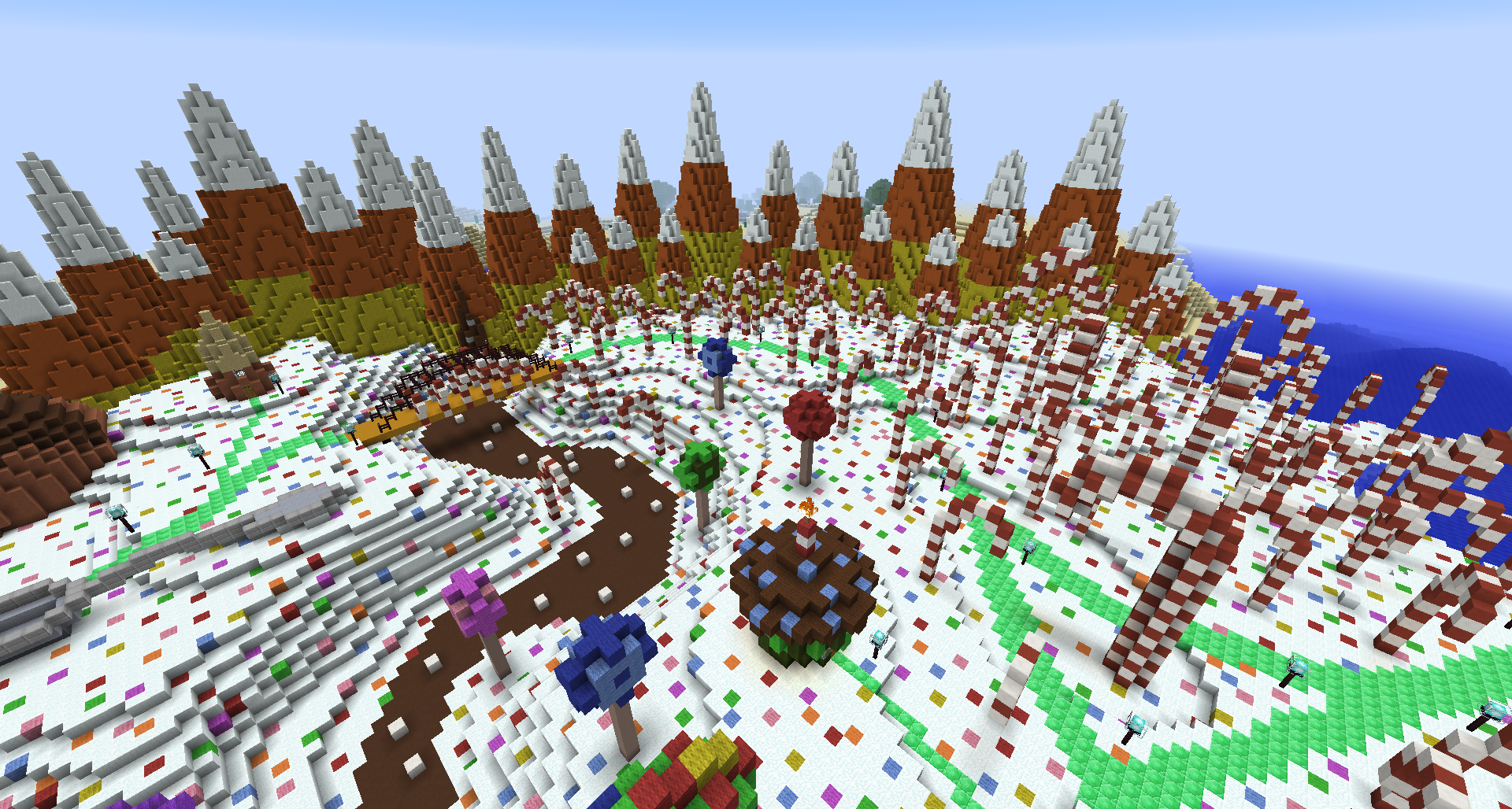 Awesome Minecraft Candy Land World