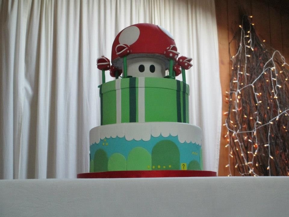 mario wedding cake