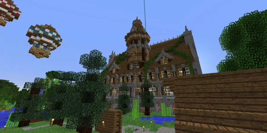 Awesome Town Hall Minecraft Build