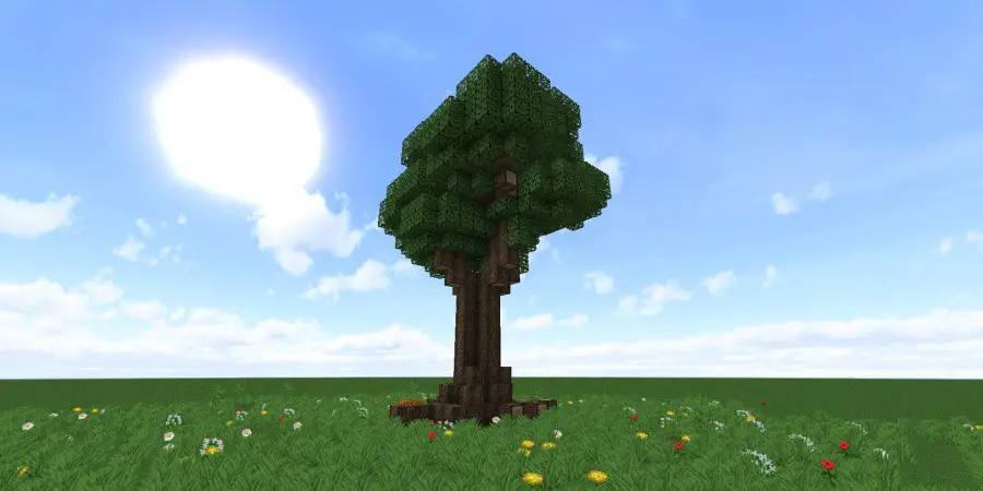 Decorate Your World With This Minecraft Tree Build