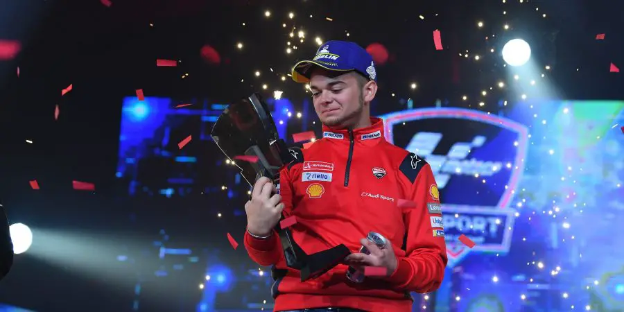AndrewZh from Ducati Team takes stunning championship victory at dramatic MotoGP esport season finale!
